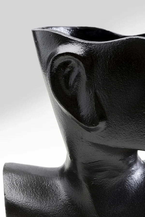 Olohuone>KARE Design Rostro Side Maljakko Musta 27cm