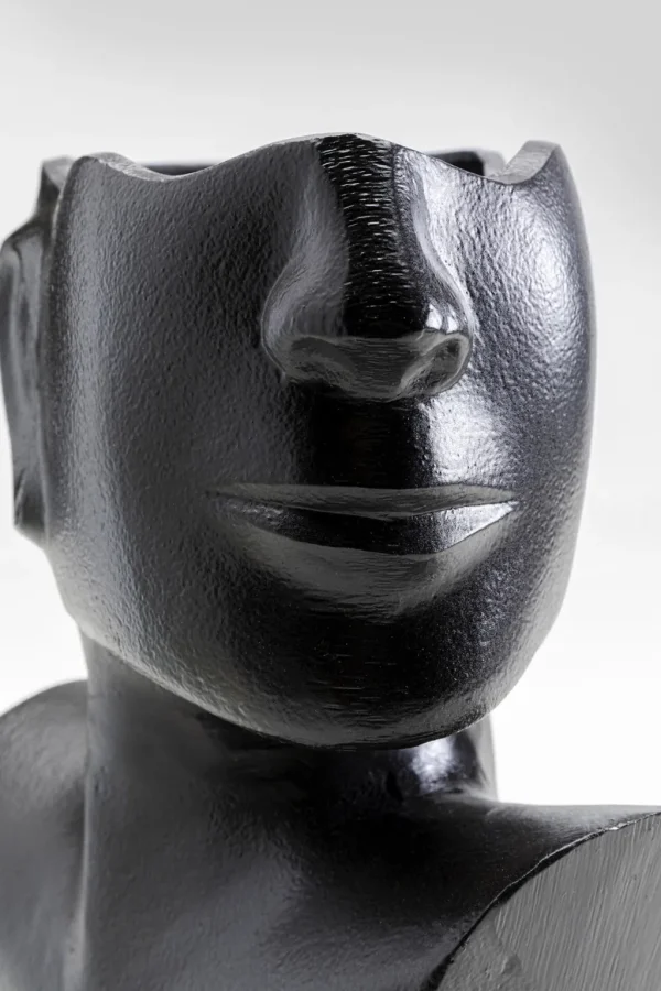 Olohuone>KARE Design Rostro Side Maljakko Musta 27cm