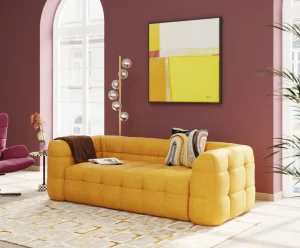 Sohvat>KARE Design Salamanca Sohva, 3-istuttava, Keltainen 240cm