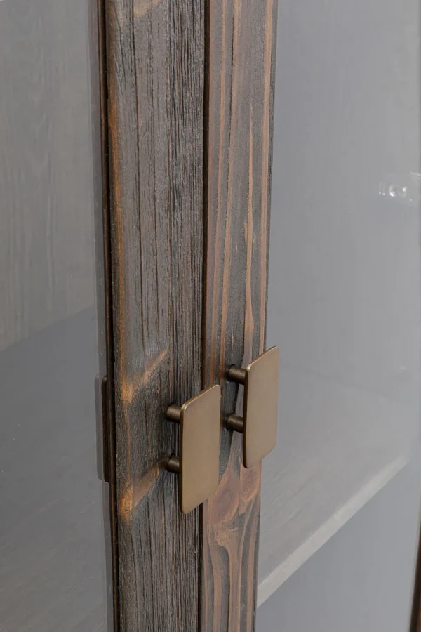 Kaapit>KARE Design Salerno Vitriini - Massiivikuusi, Metalli 80x170cm
