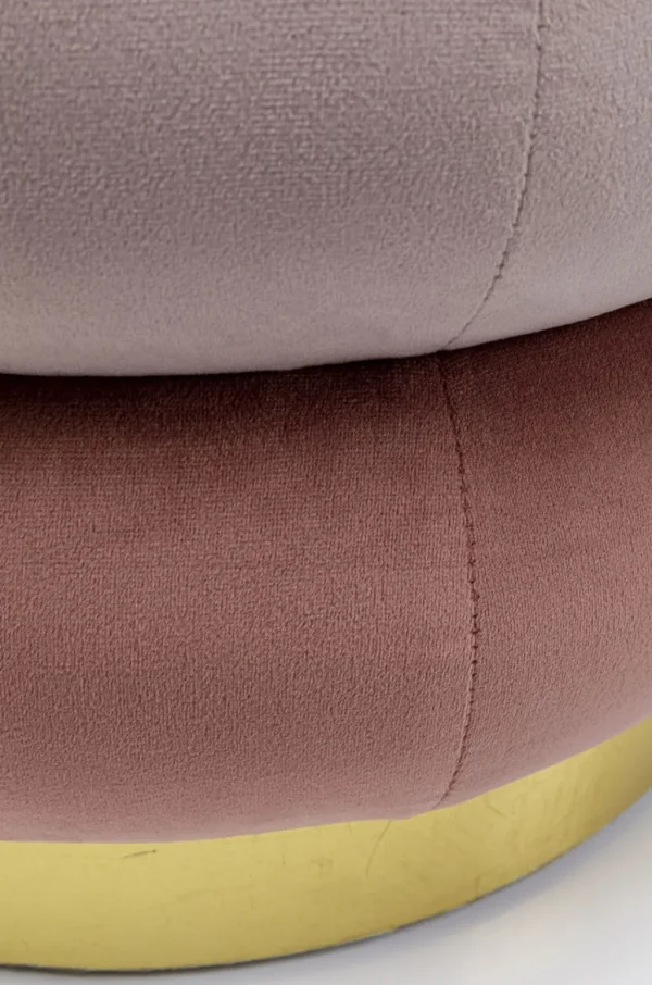 Rahit Ja Jakkarat>KARE Design Sandwich Mauve Rahi, Jakkara Ø45cm