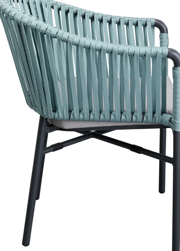 Tuolit>KARE Design Santanyi Tuoli Käsinojilla, Ulkokaluste, Petrooli