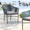 Tuolit>KARE Design Santanyi Tuoli Käsinojilla, Ulkokaluste, Tummanharmaa