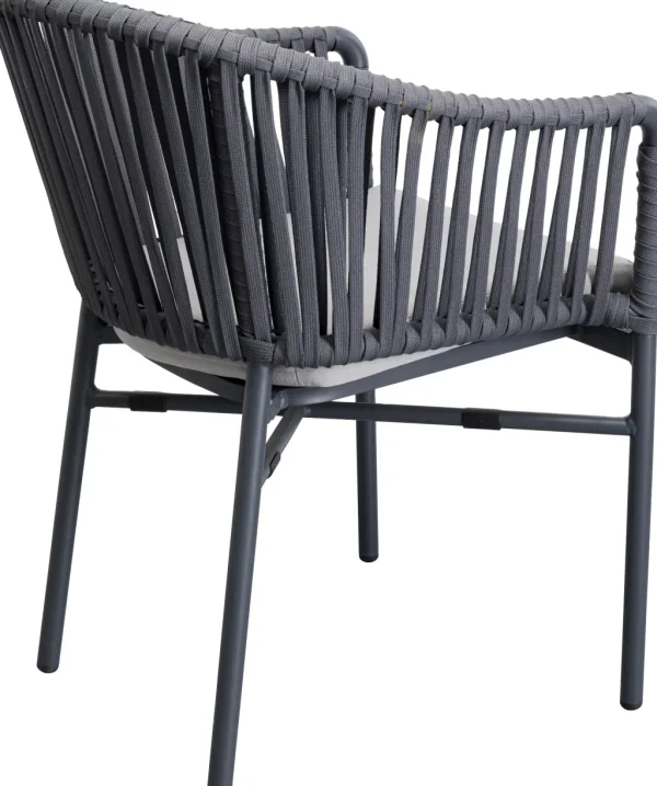 Tuolit>KARE Design Santanyi Tuoli Käsinojilla, Ulkokaluste, Tummanharmaa