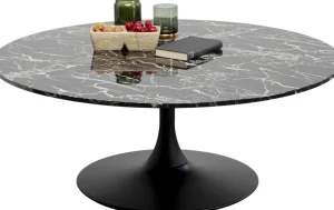 Sohvapöydät>KARE Design Schickeria Marble Sohvapöytä Musta Ø110cm