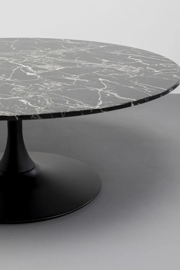 Sohvapöydät>KARE Design Schickeria Marble Sohvapöytä Musta Ø110cm