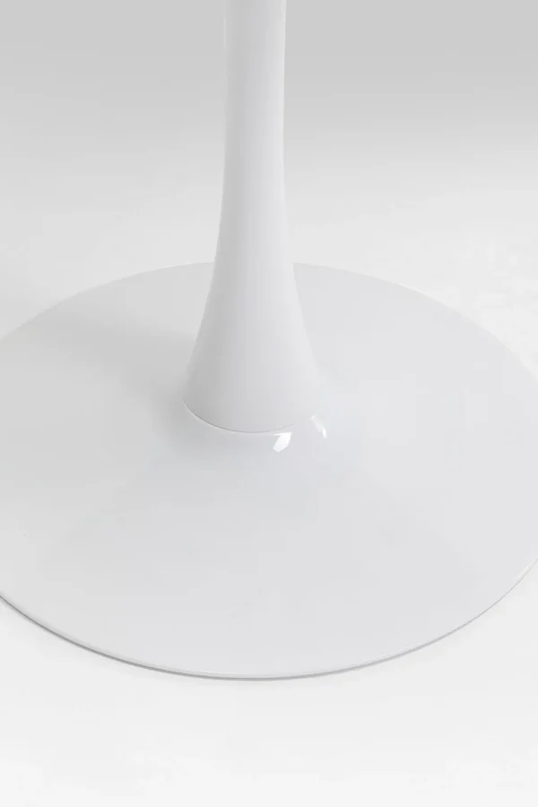 Pöydät>KARE Design Schickeria Pyöreä Pöytä - Marmorikuvioitu, Valkoinen Ø110cm