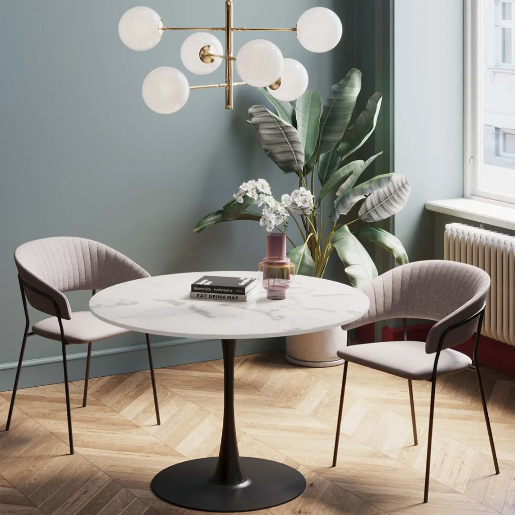 schickeria_pyre_ruokapyt__marmorikuosi_valkoinenmusta_cm_0.webp Pöydät>KARE Design Schickeria Pyöreä Ruokapöytä - Marmorikuosi, Valkoinen/musta Ø110cm