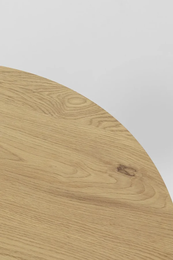 Pöydät>KARE Design Schickeria Pyöreä Ruokapöytä - Tammipinnoite, Valkoinen Ø80cm