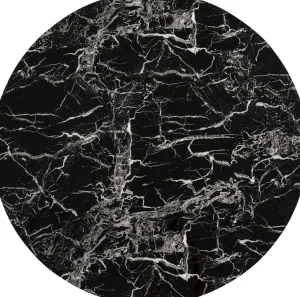 Pöydät>KARE Design Schickeria Pöytäevy, Marmoripinnoite, Musta Ø80cm