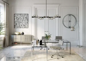 Seinäkoristeet>KARE Design Silver Flower Seinäkoriste, Taulu 100x100cm