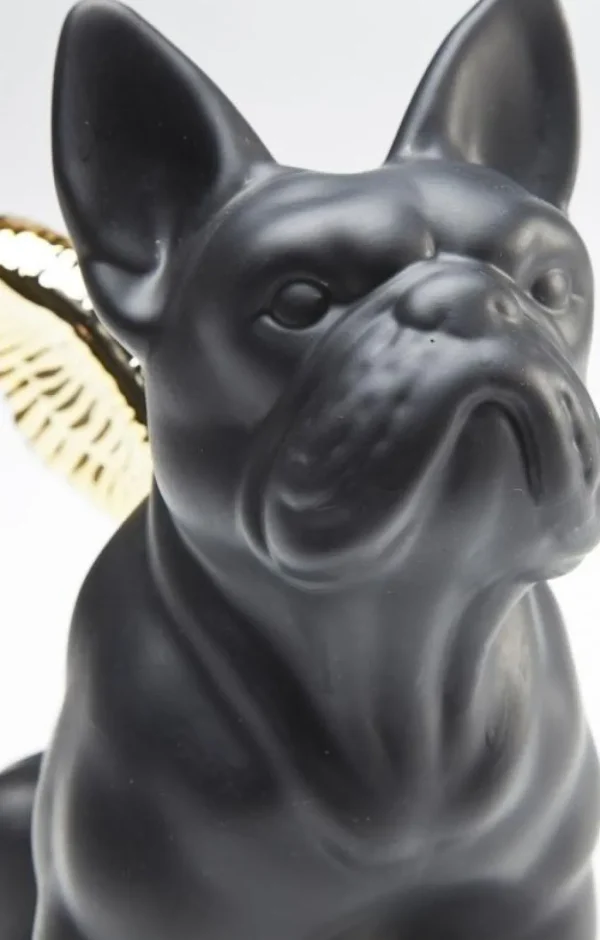 Koriste-Esineet>KARE Design Sitting Angel Dog Enkelikoira Koriste-esine, Kulta-musta