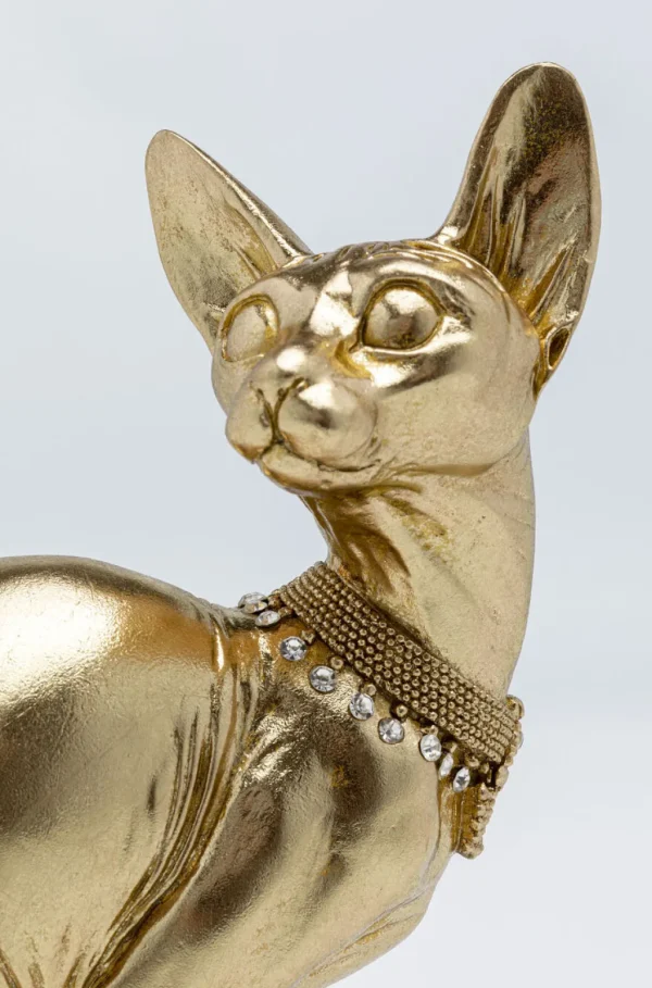 Koriste-Esineet>KARE Design Sitting Cat Audrey Kissa Koriste-esine Kulta 27cm