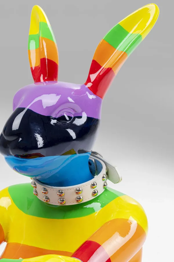 Jalalliset Koriste-Esineet>KARE Design Sitting Rabbit Rainbow Pupu, Jänis Koriste-esine 80cm