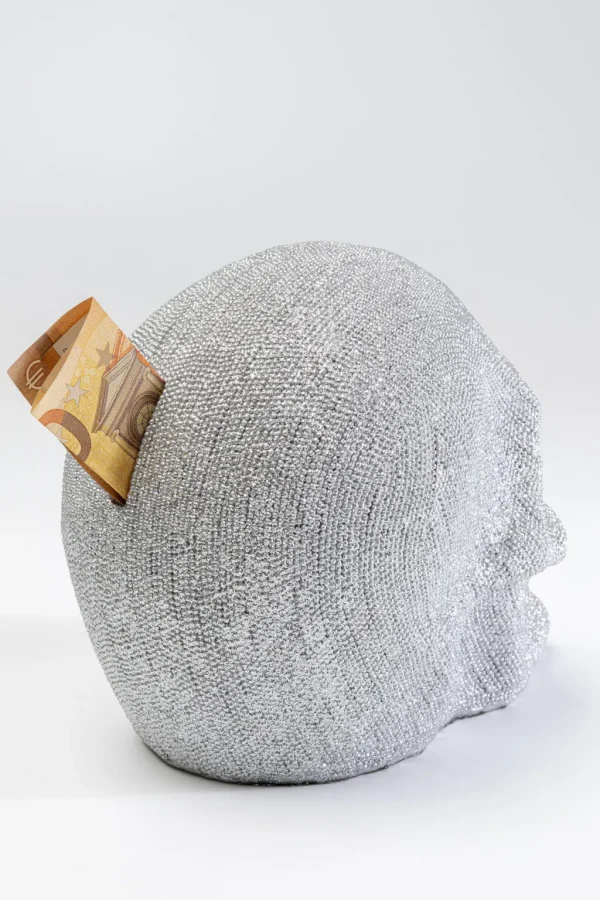 Säästölippaat>KARE Design Skull Crystals Pääkallo Kristalleilla Säästölipas
