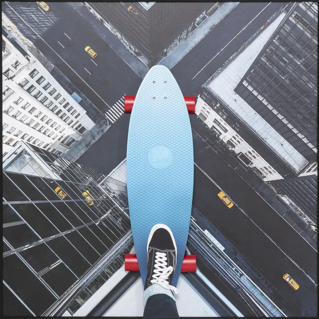 skyline_skater_kehystetty_taulu_xcm_0.webp Seinäkoristeet>KARE Design Skyline Skater Kehystetty Taulu 149x149cm