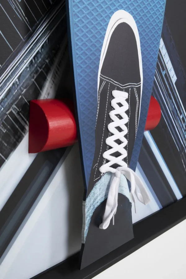 Seinäkoristeet>KARE Design Skyline Skater Kehystetty Taulu 149x149cm