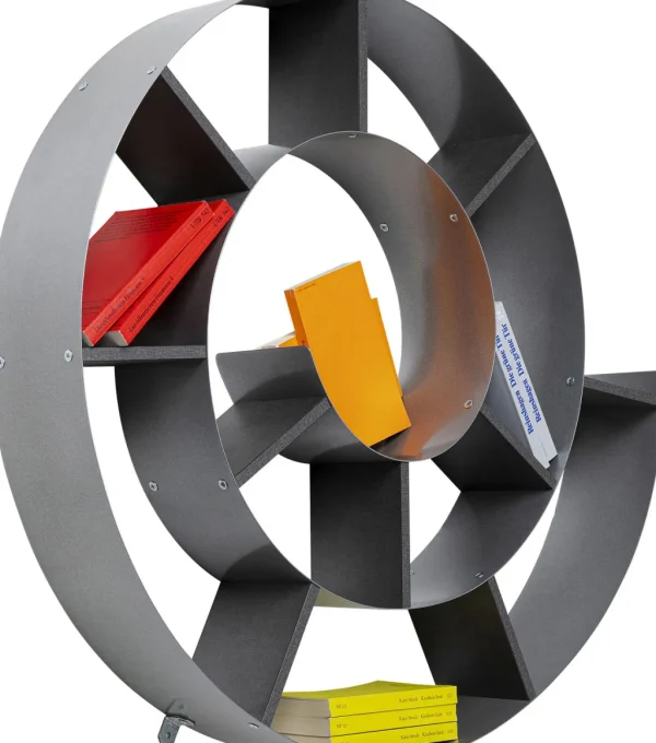 Olohuone | Hyllyt>KARE Design Snail Etana Seinähylly, Hopea/harmaa