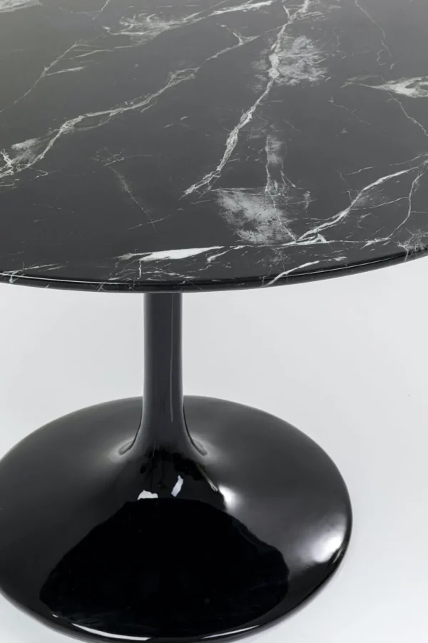 Pöydät>KARE Design Solo Marble Pöytä, Musta Ø110cm