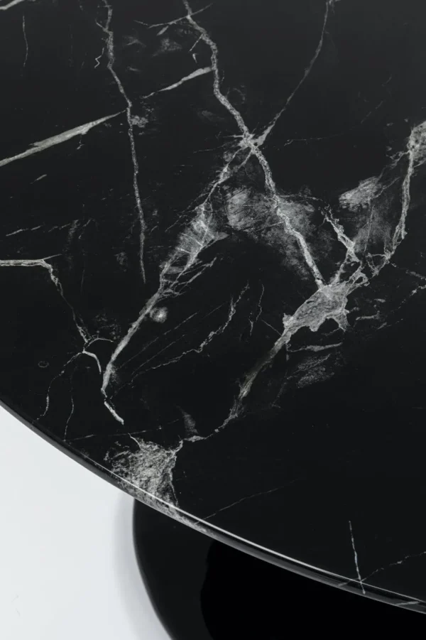 Pöydät>KARE Design Solo Marble Pöytä, Musta Ø110cm