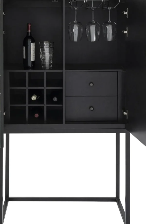 Baarit>KARE Design Sophisticated Baarikaappi Heijastavaa Lasia 80cm