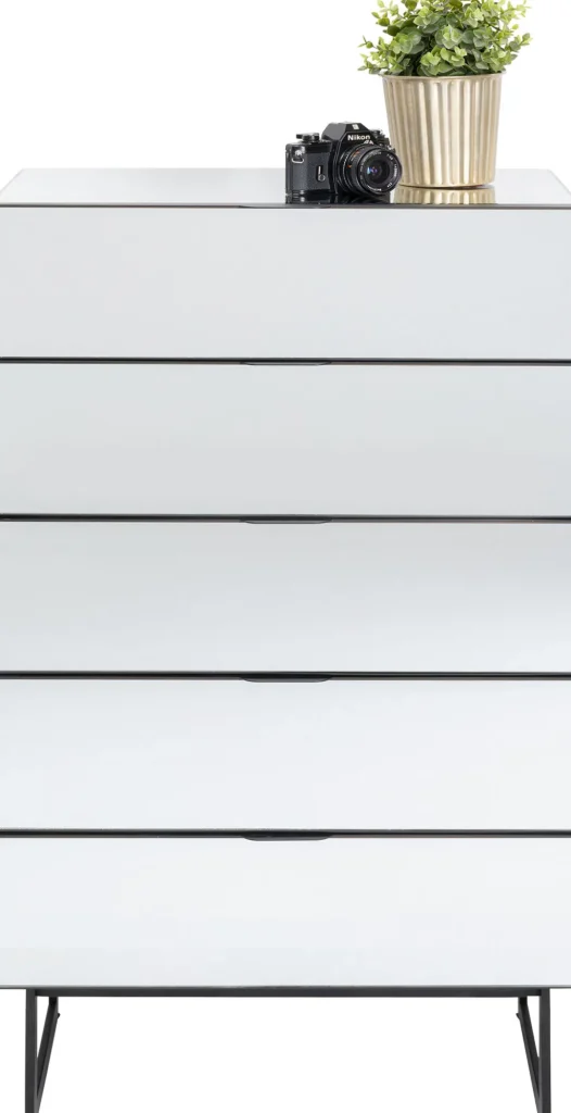 Senkit | Olohuone>KARE Design Soran Lipasto 5 Laatikkoa, Musta 65x114cm