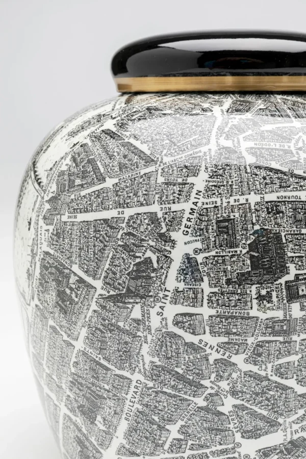 Koriste-Esineet>KARE Design Streets Of Paris Koriste Purkki Ø21cm