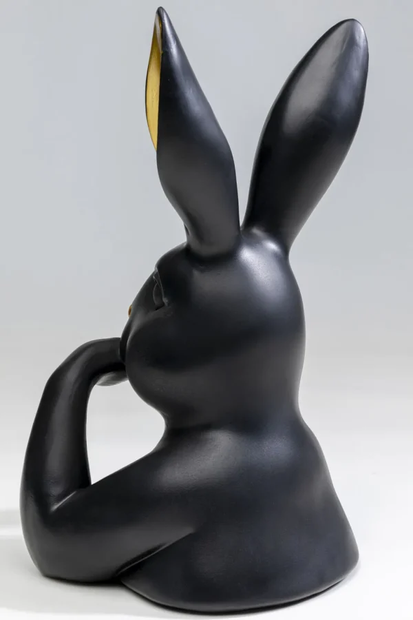 Koriste-Esineet>KARE Design Sweet Rabbit Jänis, Pupu Koriste-esine Musta 31cm