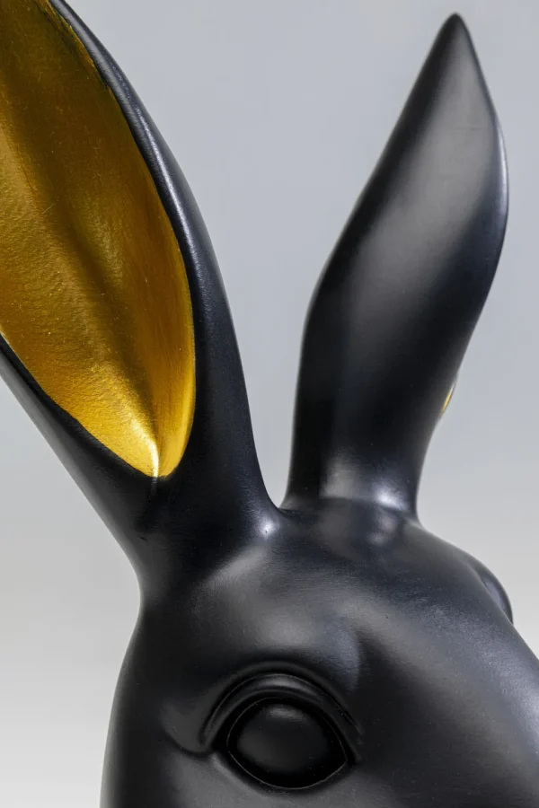 Koriste-Esineet>KARE Design Sweet Rabbit Jänis, Pupu Koriste-esine Musta 31cm