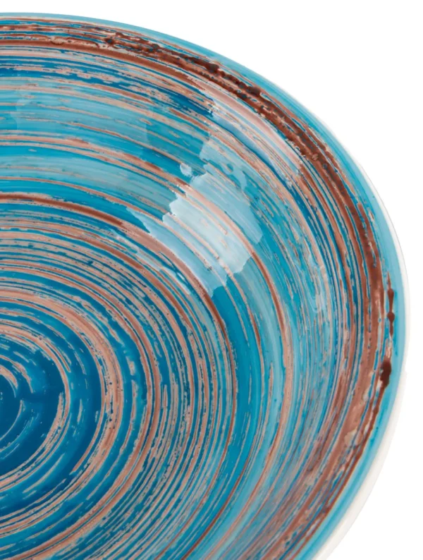 Lautaset>KARE Design Swirl Blue Syvä Lautanen, Sininen Ø21cm