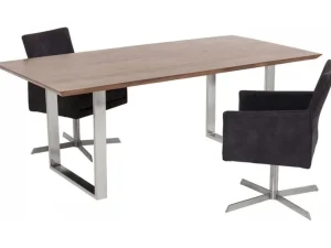 Pöydät>KARE Design Symphony Dark Pöytä, Kromi 160x80cm