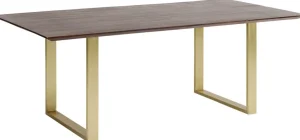 Pöydät>KARE Design Symphony Dark Pöytä, Messinki 160x80cm