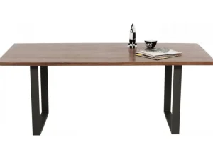 Pöydät>KARE Design Symphony Dark Pöytä, Raaka Metalli 200x100cm