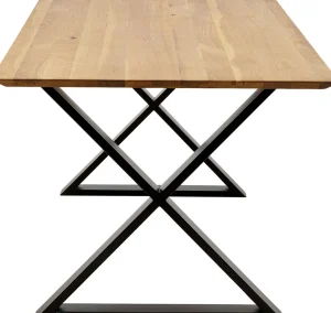 Pöydät>KARE Design Symphony Ruokapöytä -tammi, Musta Ristikkojalka 200x100cm