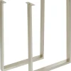 Baaripöydät>KARE Design Tavola Korkeat Pöydänjalat, Hopea (2/Setti)