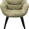 Tuolit>KARE Design Thelma Melange Green Tuoli Käsinojilla Vihreä