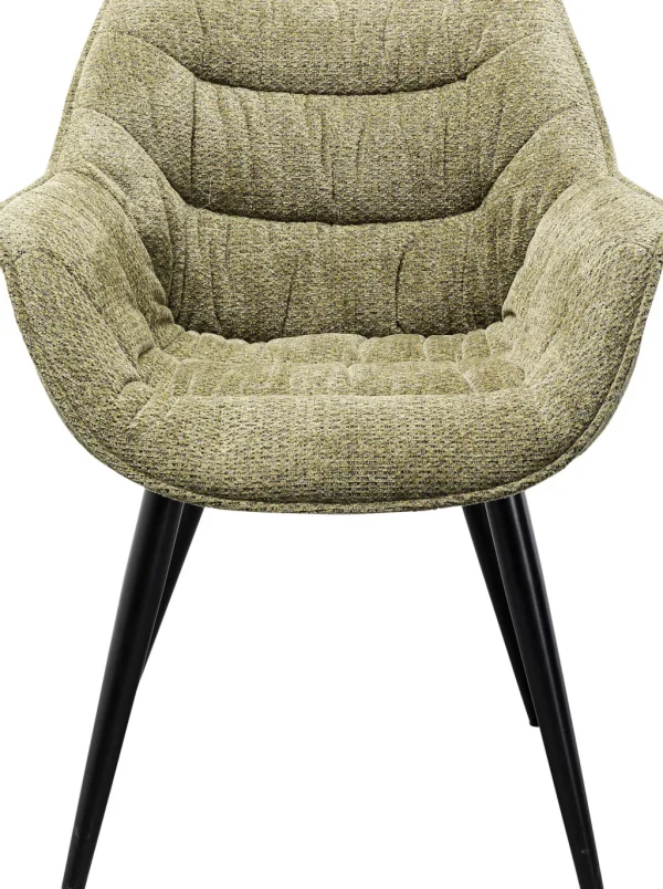 Tuolit>KARE Design Thelma Melange Green Tuoli Käsinojilla Vihreä
