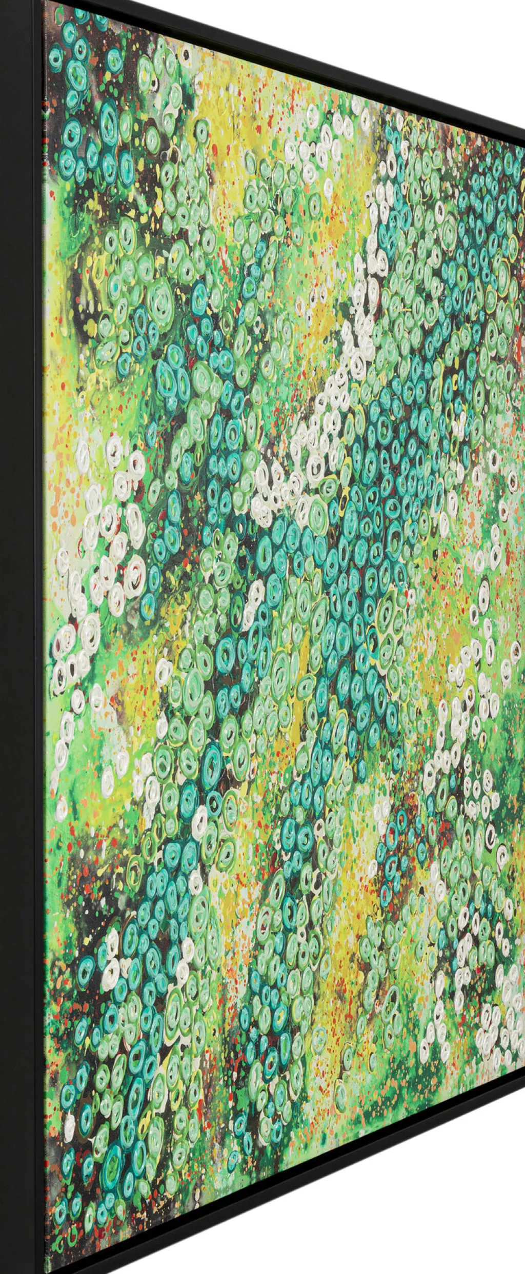 top_view_green_kehystetty_taulu_xcm_1.webp Taulut | Olohuone>KARE Design Top View Green Kehystetty Taulu 100x100cm
