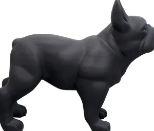Jalalliset Koriste-Esineet>KARE Design Toto Teen Koira Patsas, Figuuri, Matta Musta 90cm