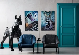 Jalalliset Koriste-Esineet>KARE Design Toto XL Iso Koira Koriste-esine, Patsas, Musta 180cm