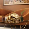 Jalalliset Koriste-Esineet>KARE Design Turtle Gold Medium Kilpikonna, Koriste-esine, Kulta 40cm