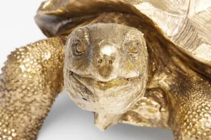 Jalalliset Koriste-Esineet>KARE Design Turtle Gold Medium Kilpikonna, Koriste-esine, Kulta 40cm