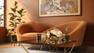 Jalalliset Koriste-Esineet>KARE Design Turtle Gold Medium Kilpikonna, Koriste-esine, Kulta 40cm