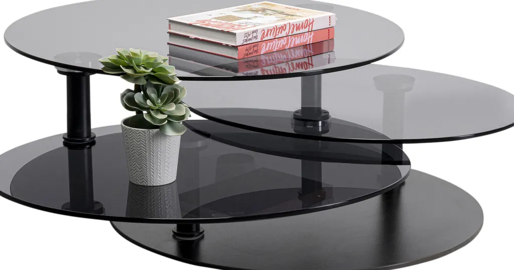 twist_sohvapyt__xcm_2.webp Sohvapöydät | Olohuone>KARE Design Twist Sohvapöytä Ø90 (170)x43cm
