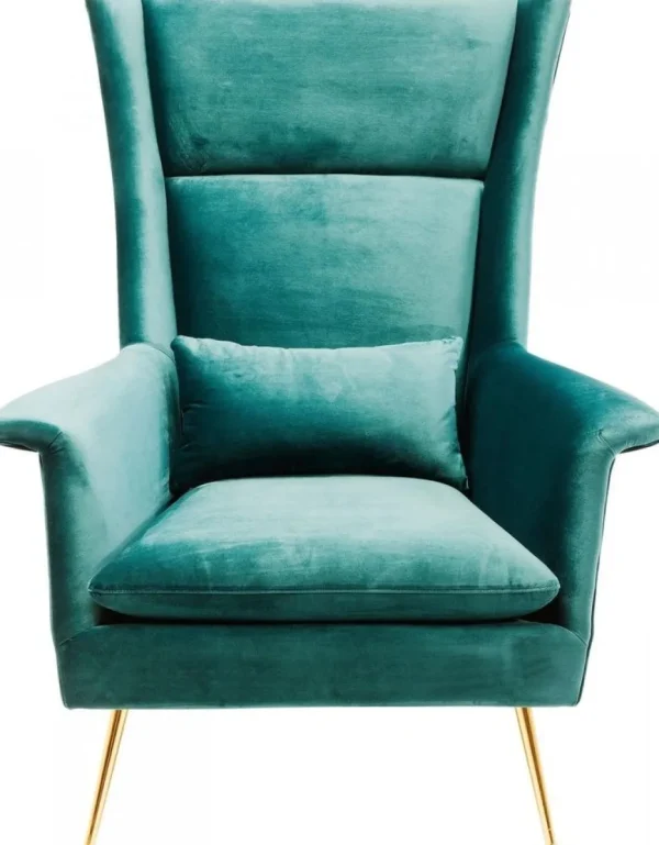 Nojatuolit>KARE Design Vegas Forever Nojatuoli, Sinivihreä