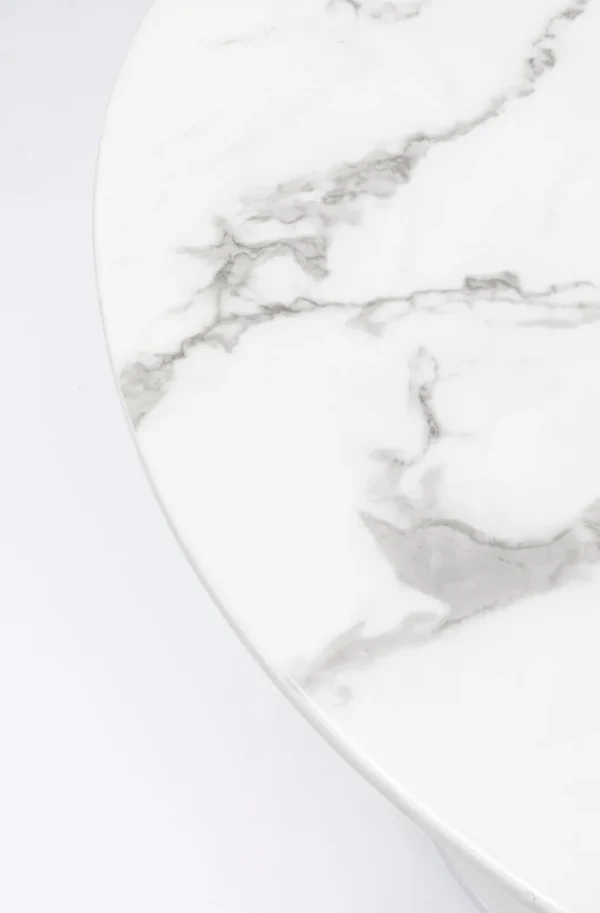 Pöydät>KARE Design Veneto Marble Pöytä, Marmori, Valkoinen Ø110cm