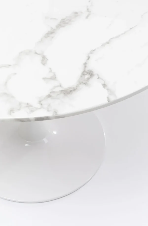 Pöydät>KARE Design Veneto Marble Pöytä, Marmori, Valkoinen Ø110cm