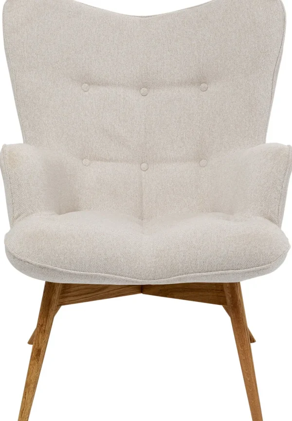 Nojatuolit>KARE Design Vicky Nojatuoli, Kermanvärinen