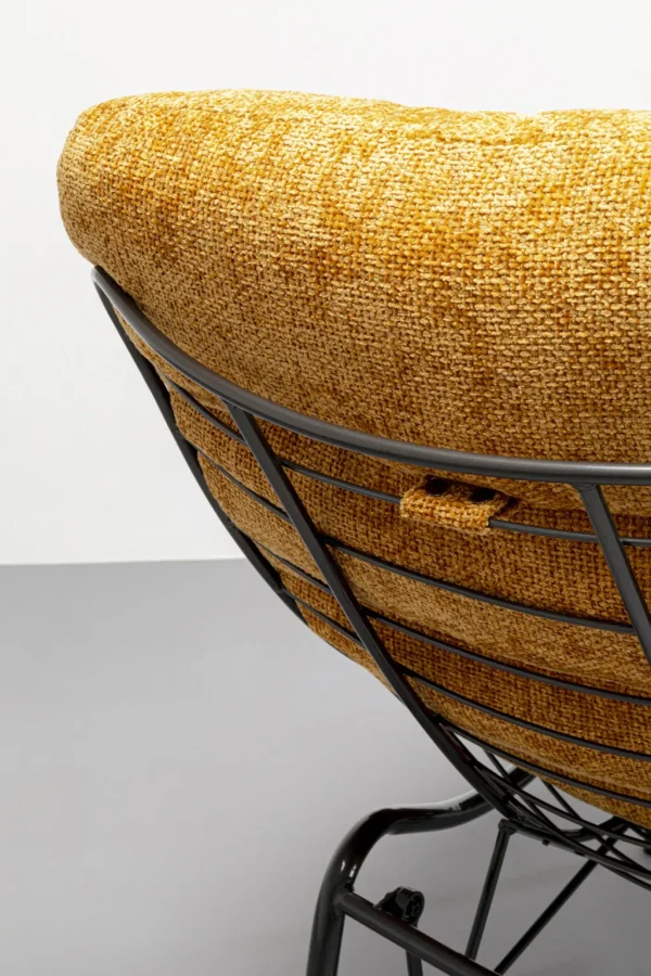 Olohuone | Nojatuolit>KARE Design Vienna Kääntyvä Nojatuoli + Rahi Keltainen