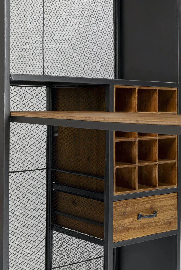 Baarit>KARE Design Vinoteca Baarikaappi Pöytätasolla 80x201cm